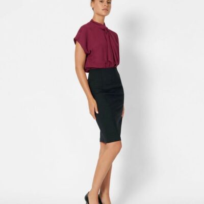 Forcast Rose Pencil Skirt