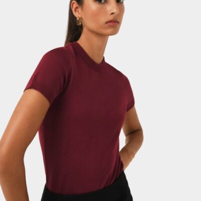 Forcast Catherine Short Sleeve Knit