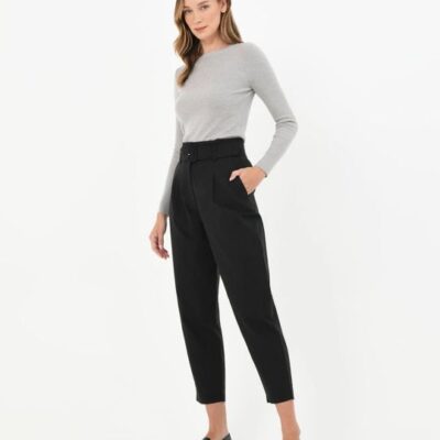 Forcast Lucille Highwaist Belted Pants