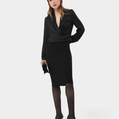 Forcast Jayden Zipper Pencil Skirt