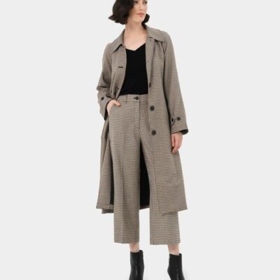 Forcast Katherine Houndstooth Coat