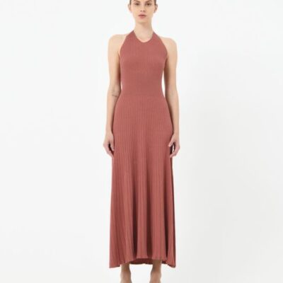 Forcast Akaroa Halter Neck Knit Dress