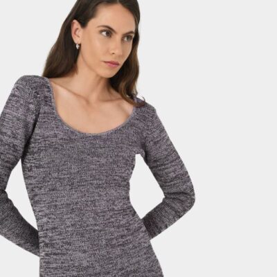 Forcast Nico Slim Fit Knit Dress