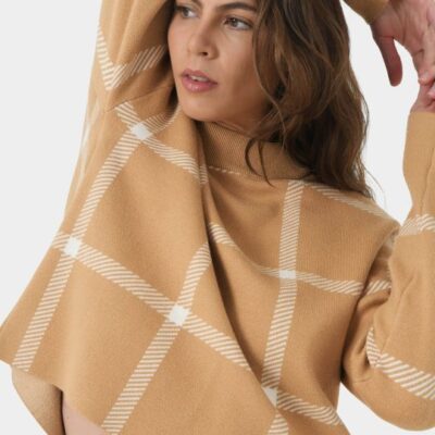 Forcast Evia Mock Neck Knit Jumper