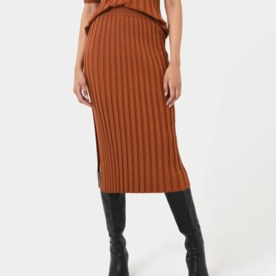 Forcast Manhattan Knit Skirt