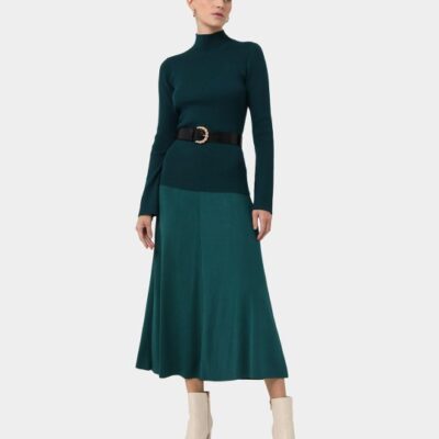 Forcast Annette A-line Knit Skirt