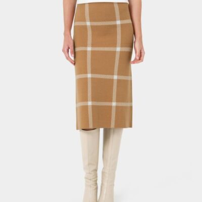 Forcast Evia Midi Knit Skirt