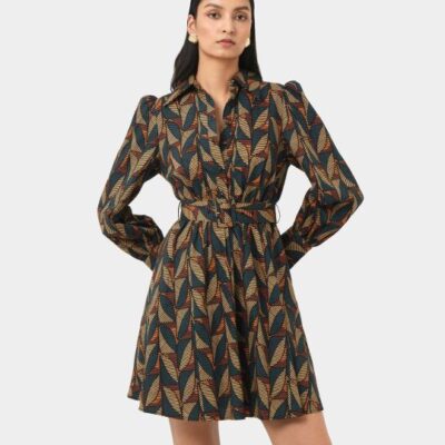 Forcast Lela Printed Shirt Dress
