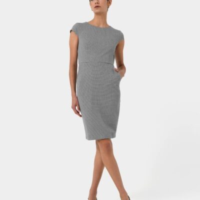 Forcast Rein Houndstooth Sheath Dress