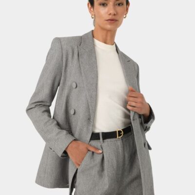 Forcast Adela Double Breasted Blazer