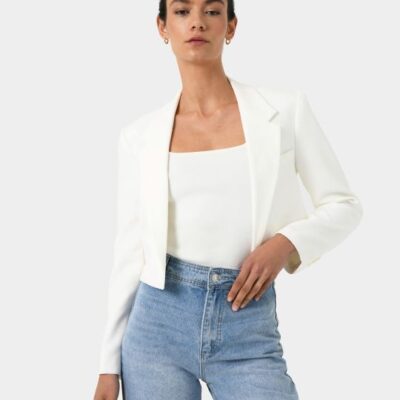 Forcast Nikki Cropped Blazer