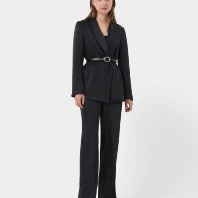 Forcast Elsie Tie Waist Blazer