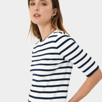 Forcast Gaia Stripe Knit Top
