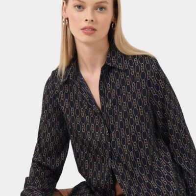 Forcast Freya Chain Print Blouse