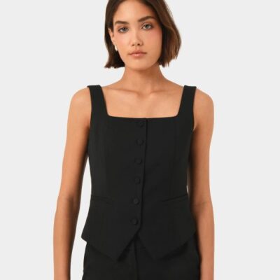 Forcast Chloe Square Neck Vest