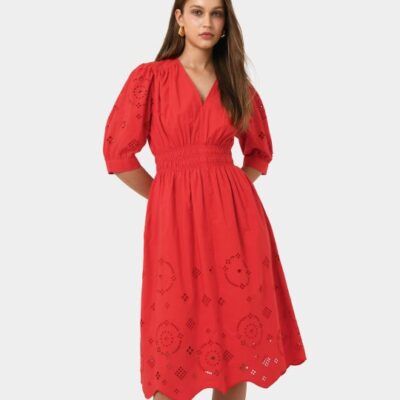 Forcast Ali Embroidered Dress
