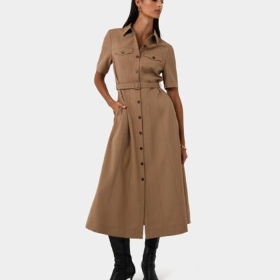 Forcast Amera Belted Utility Dress