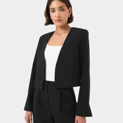 Forcast Sofia Cropped Blazer
