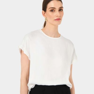 Forcast Cyra Short Sleeve Top