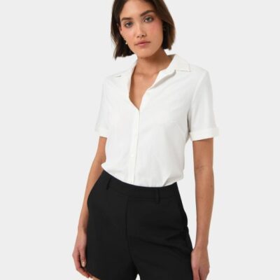 Forcast Morgan Cuff Short Sleeve