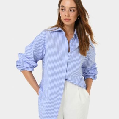 Forcast Piper Stripe Shirt