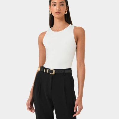 Forcast Liv Round Neck Tank Top