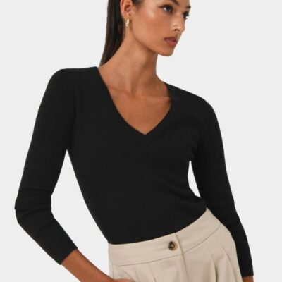 Forcast Vicky V-neck Knit