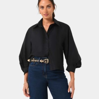 Forcast Lica Puff Sleeve Shirt
