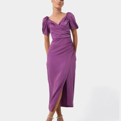 Forcast Trixie Front Crossover Dress
