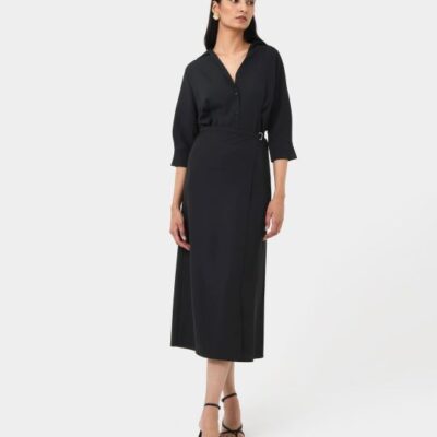 Forcast Betty Wrap Tie Dress