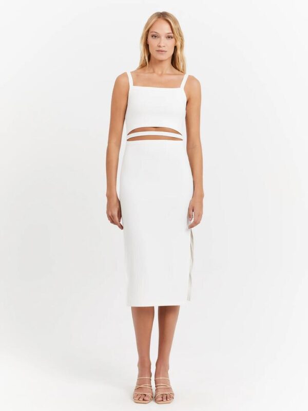 First Mse Maddox Rib Midi Dress