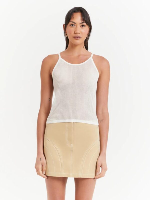 Beyond Her Adelaide Sheer Tank Top
