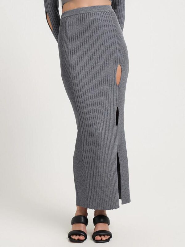 First Mse Kaesha Knit Midi Skirt