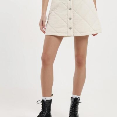 Beyond Her Zara Quilted Skirt